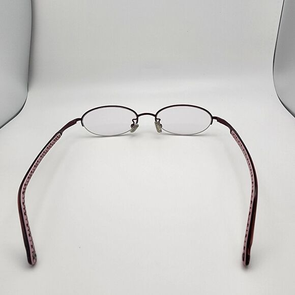 Coach Adrianne Matte Bordeaux Prescription Glasses Frames, Case, & CleaningCloth - Picture 6 of 9